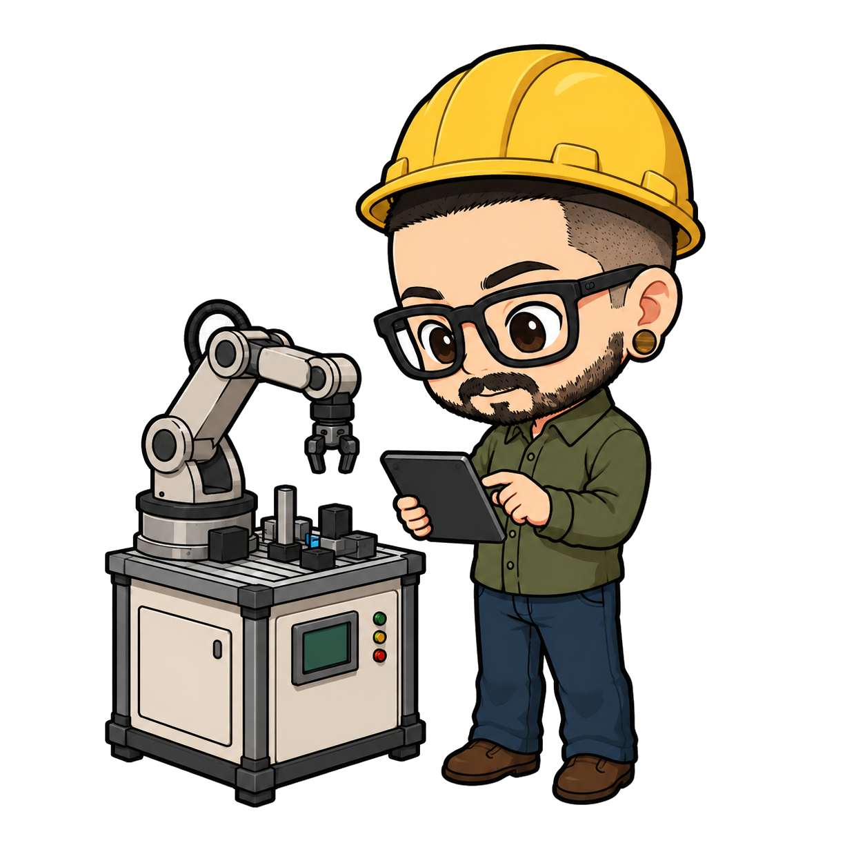 Robotics and automation illustration