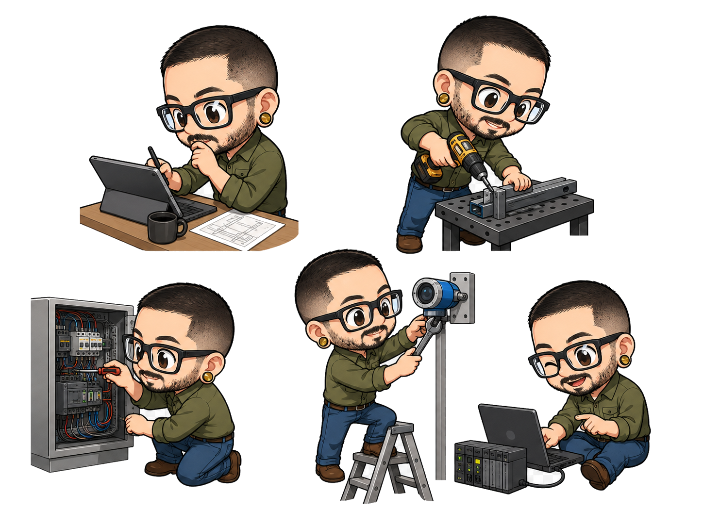Technical skillsets illustration